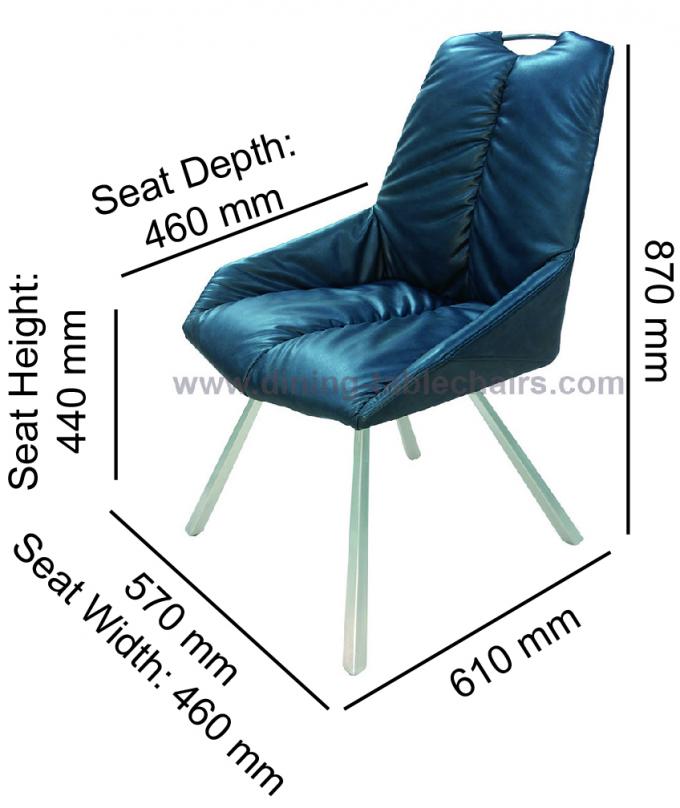 Dauerhafte PU, die Stühle, zeitgenössisches Wohnzimmer speist, sitzt