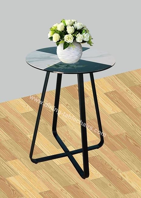 Dia 50cm Artistic Coffee Tables , Livingroom Ceramic Round End Table